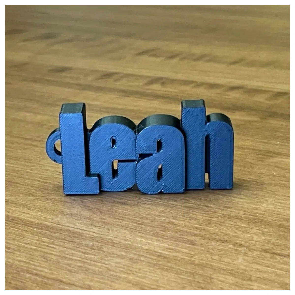 Leah Name Keychain Keyring Charm Ladies Personalized Creative Gift Simple Fashion Phone Chain Accessory