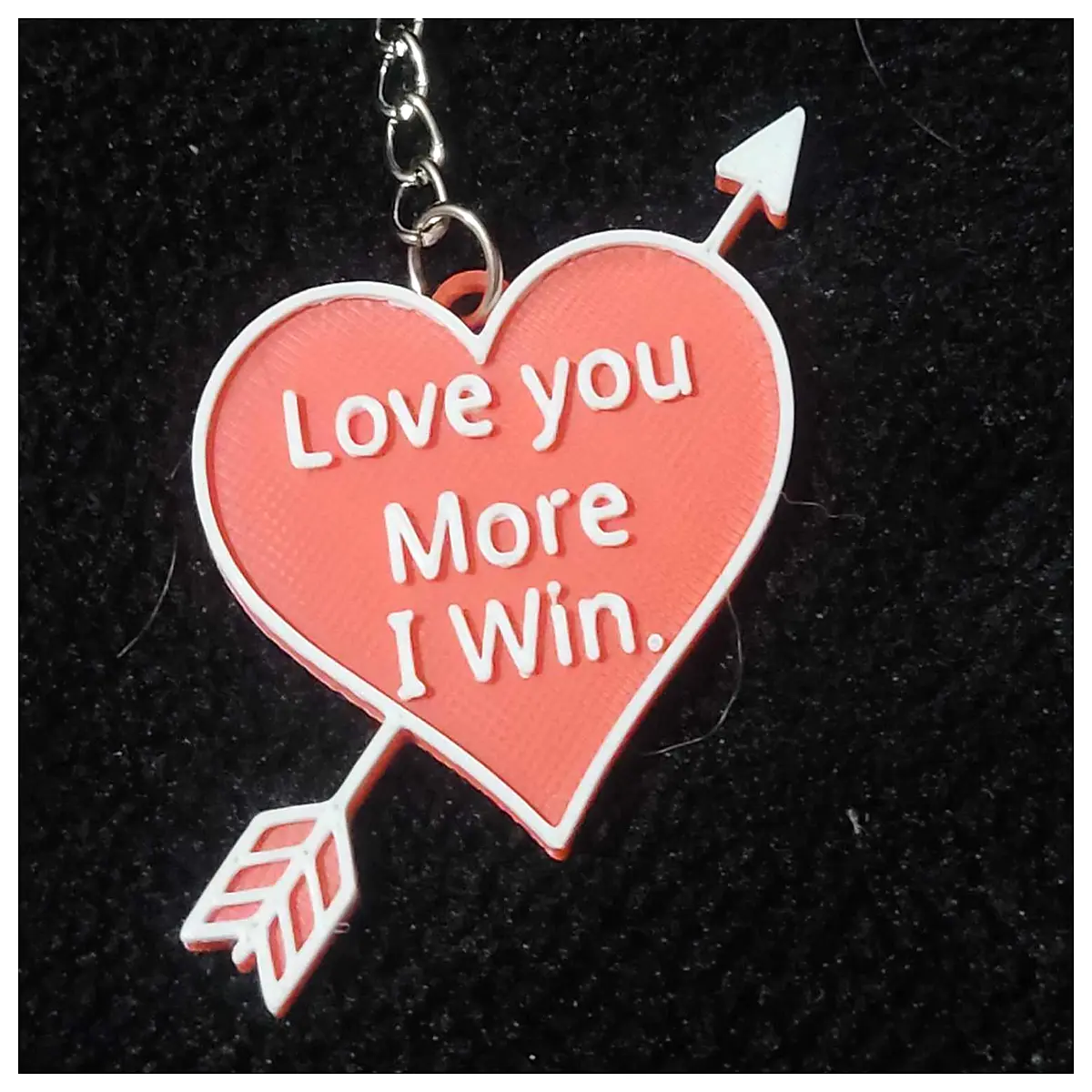 Keychain Express Love Personalized Decor Romantic Gift Couple Accessory Charm Love Memorial
