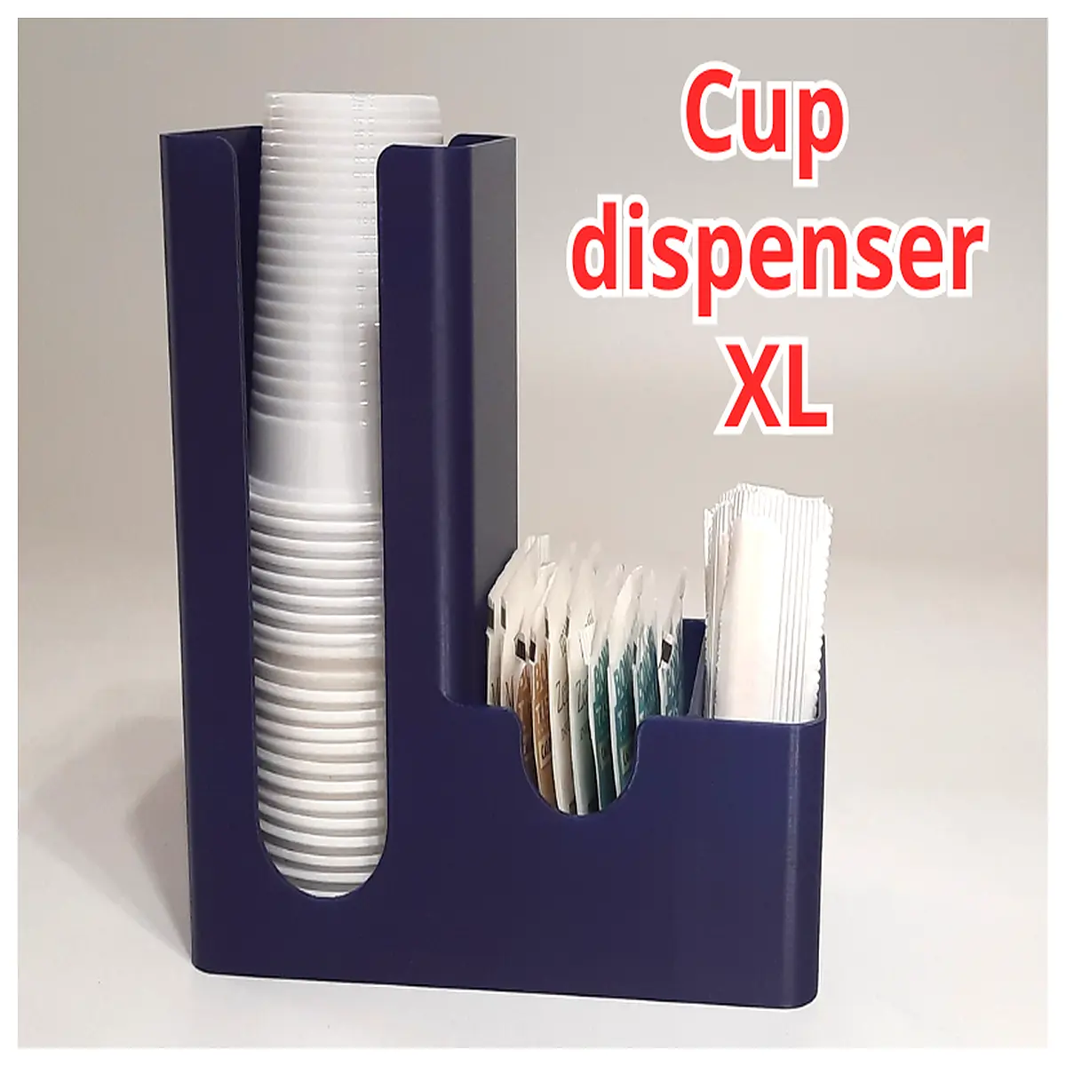 large capacity water cup dispenser for home kitchen office duty plastic bottle holder