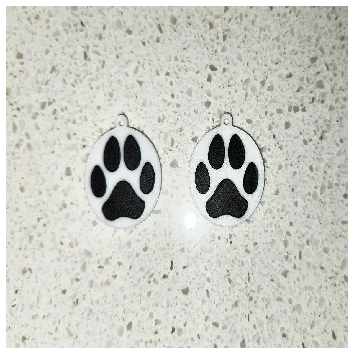 Dog Paw Print Earrings Women s Cute Pet Footprint Earring Jewelry Memorial Gift Dog Keepsake Paw Charm Accessories