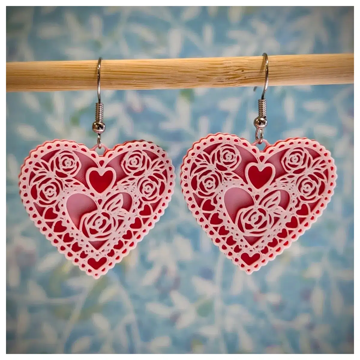 Valentine s Day Hollow Earrings Women Romantic Earring Gift Simple Design Jewelry Accessories