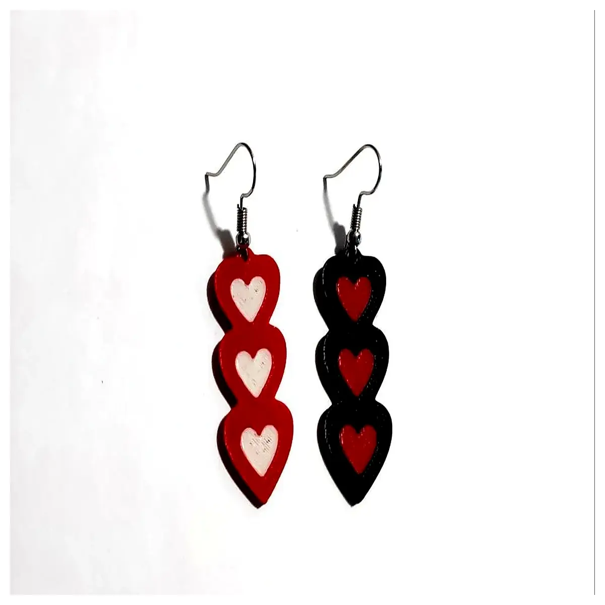 Linked Earrings Valentine s Day Gift Women Romantic Earring Love Anniversary Jewelry Simple Design Accessories