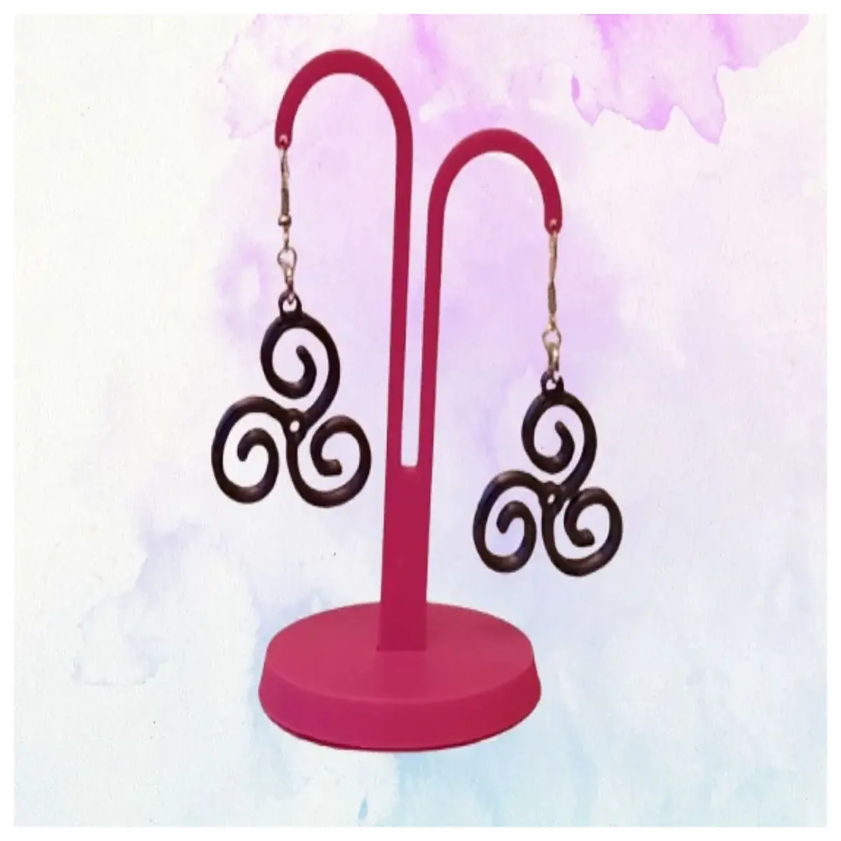 Triple Helix Earrings Women s Minimalist Geometric Earring Helix Shape Geometric Design Trendy Accessories Jewelry