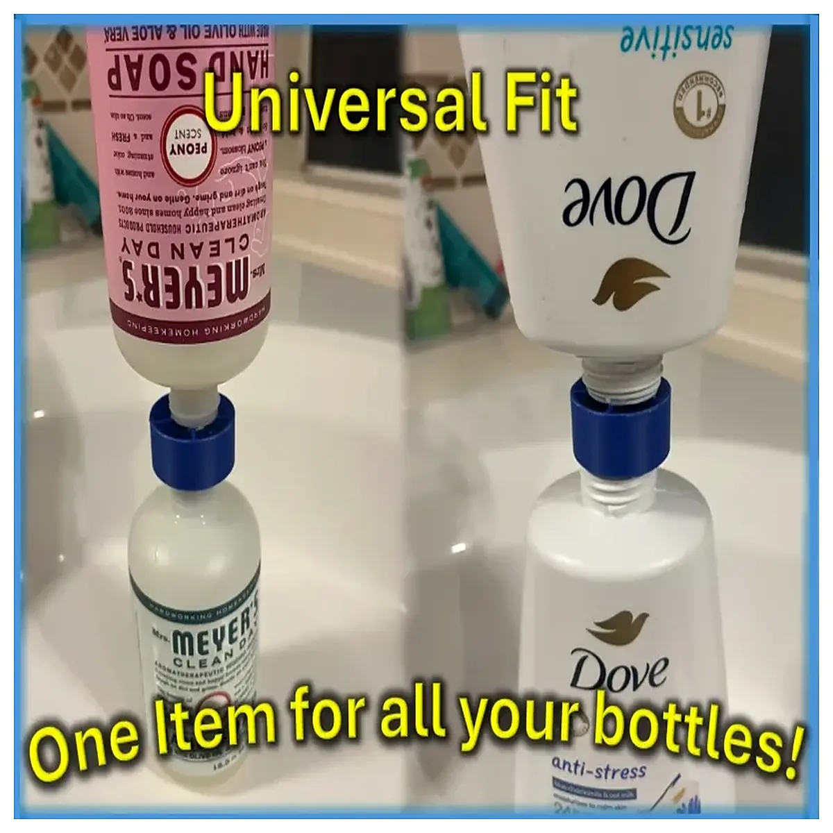 universal shampoo soap transfer funnel pour spout bottle refill accessory