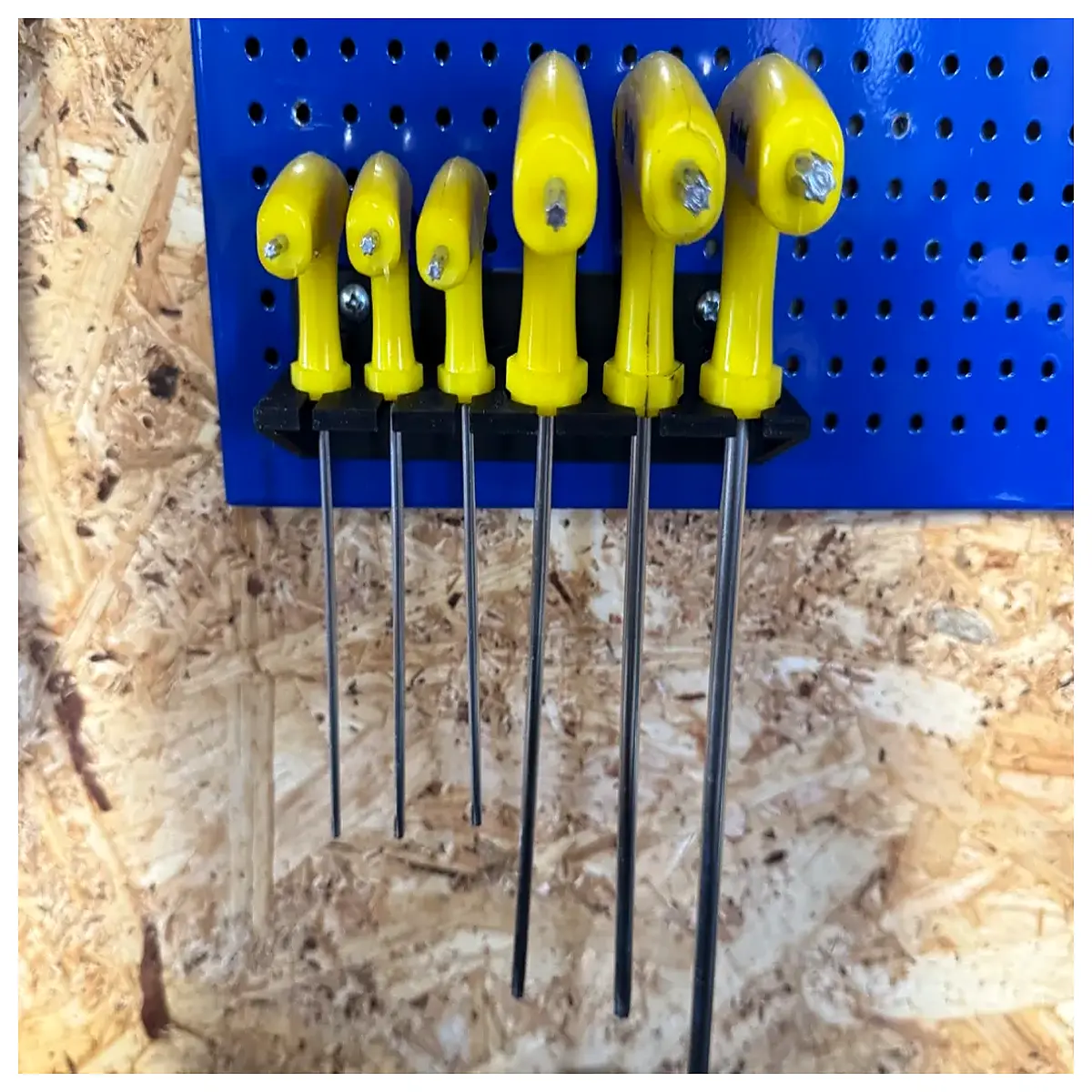 t handle wall mount bracket for tools duty storage organizer rack hardware
