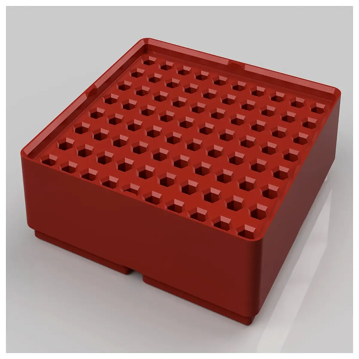 Gridfinity 4mm Hex Handle Screwdriver Bit Holder 2x2x3 Screwdriver Storage Desk Organizer DIY Tool Accessory