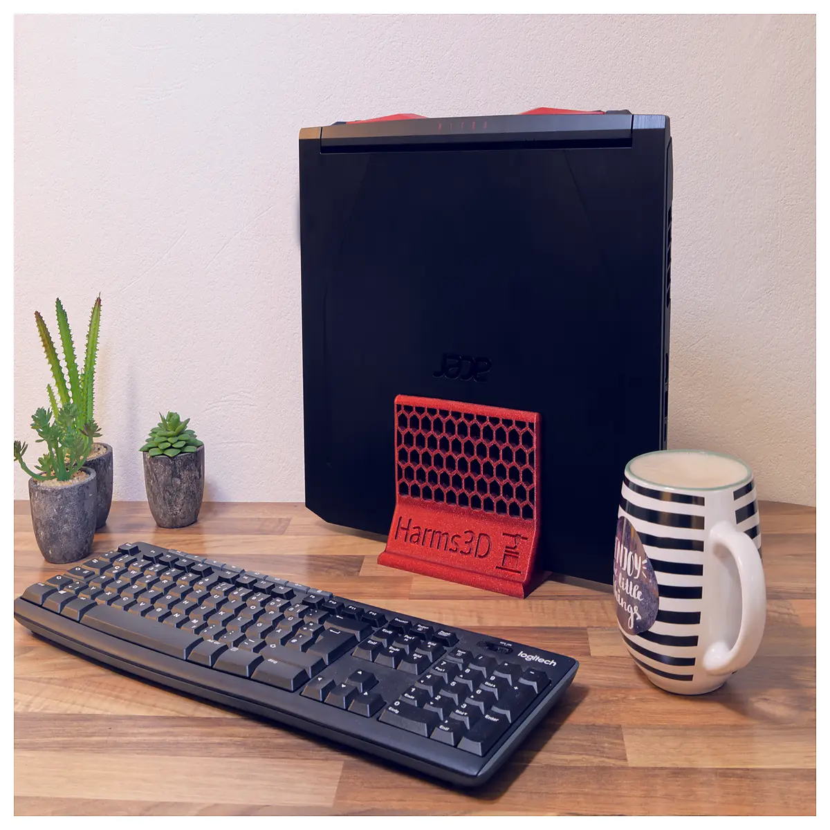 vertical laptop holder for desk space saving ergonomic riser organizer