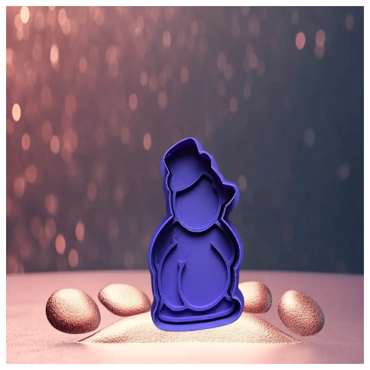 Snowman Christmas Cookie Cutter Fun Dough Shaping Tool Create Cute Snowmen Cookies Festive Baking Decor Christmas Gift