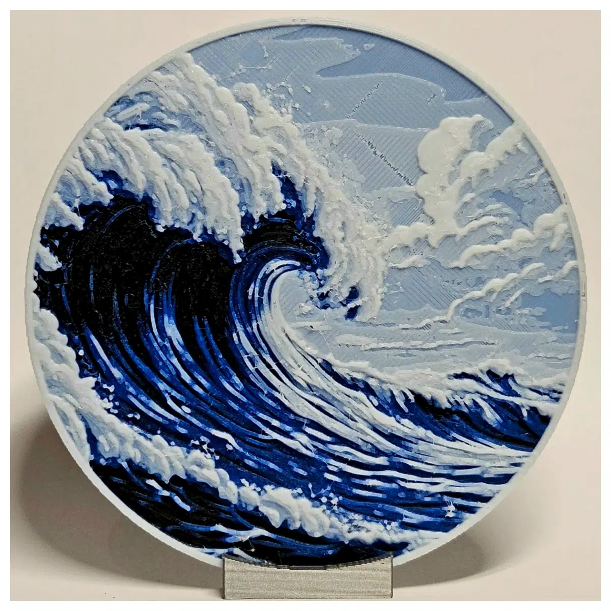wave wall art canvas print dramatic ocean poster big wave surfing photography modern home decor large scale sea wave mural