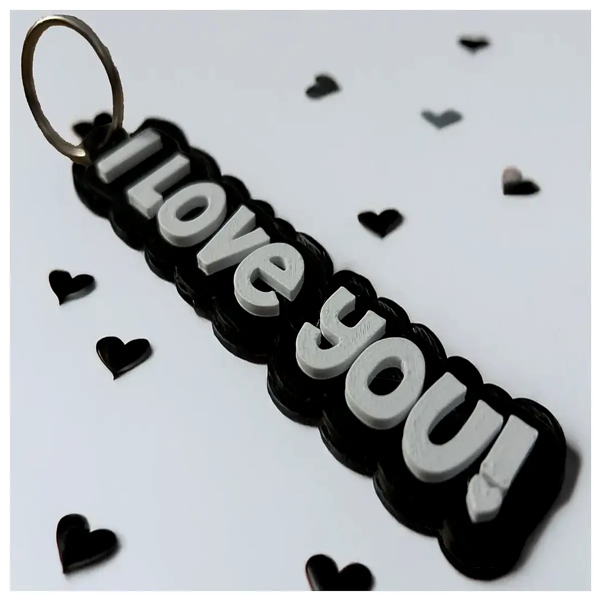 Keychain Valentine s Gift Romantic Keepsake Girlfriend Gift Couple Accessory Charm Surprise Present