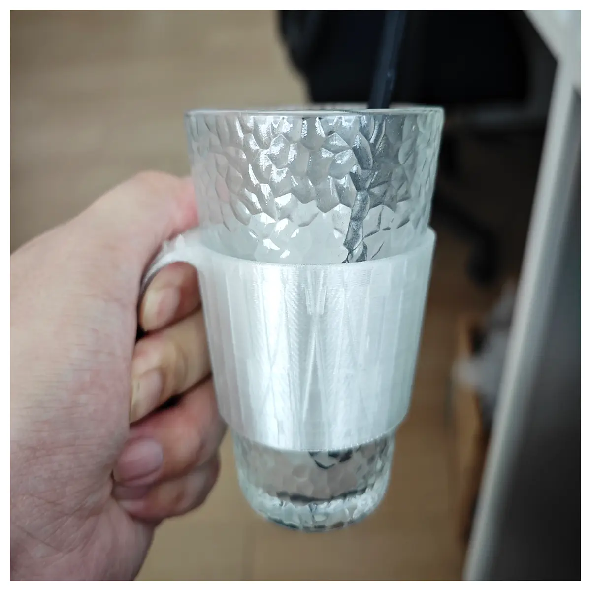 Heat Cup Handle Universal Fit Small Glass Cup Suitable for Disposable Paper Cups Glass Cup Accessories Drinkware Handle