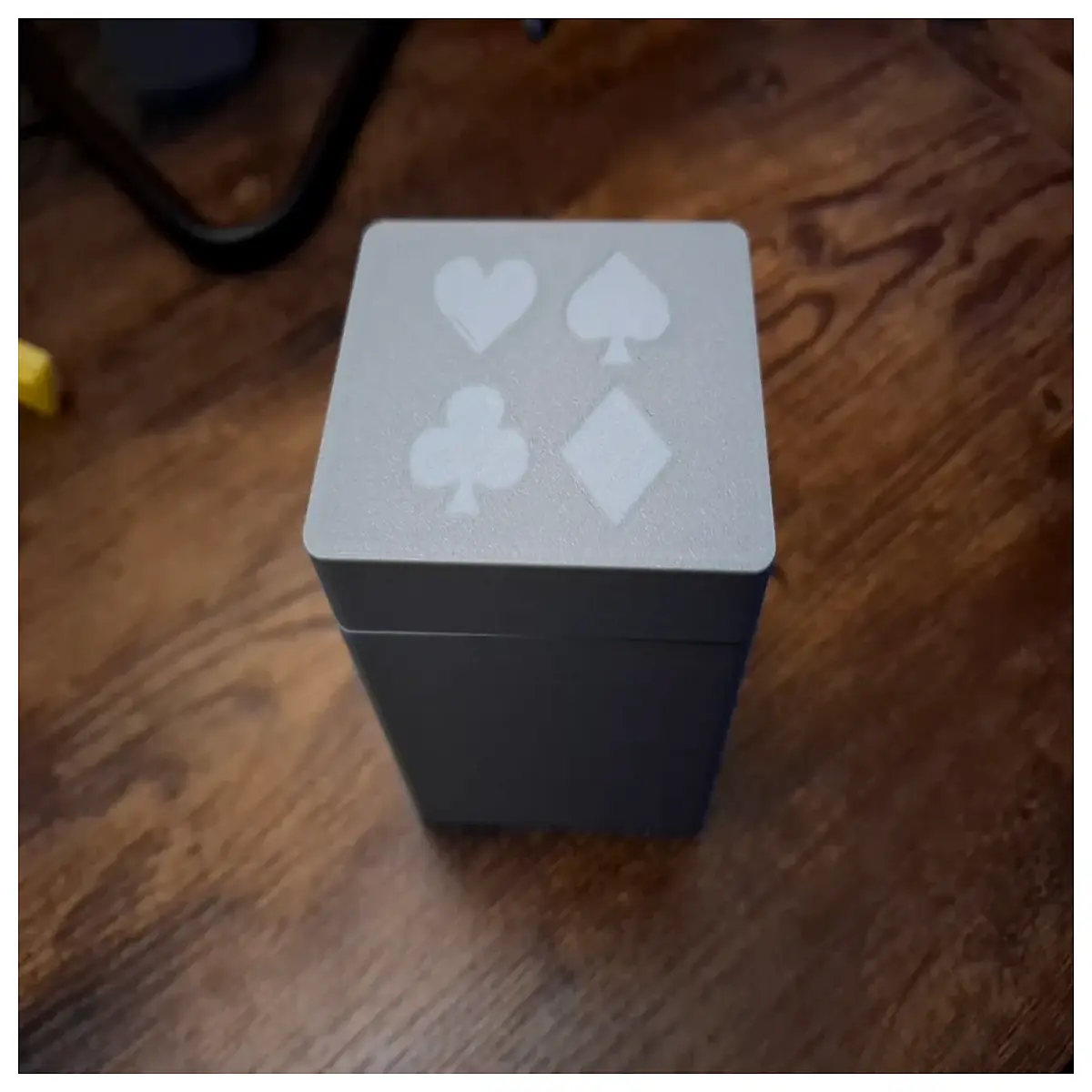 3D Printed Poker Card Organizer Desktop Storage Game Accessories Protection Box Collection Box 3D Printed Card Holder