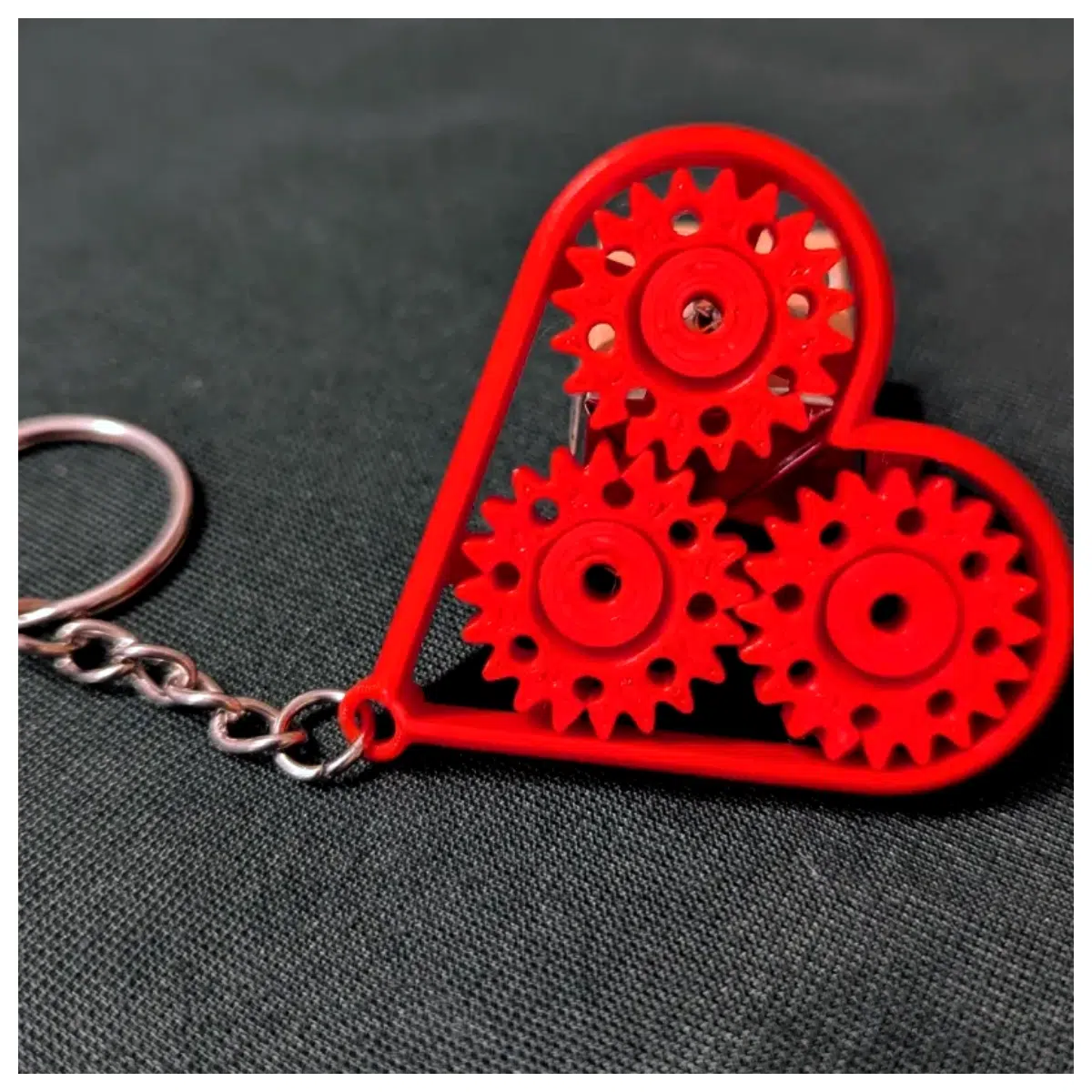 Gear Keychain Mechanical Decoration Valentine s Gift Weight Creative Miniature Ornament