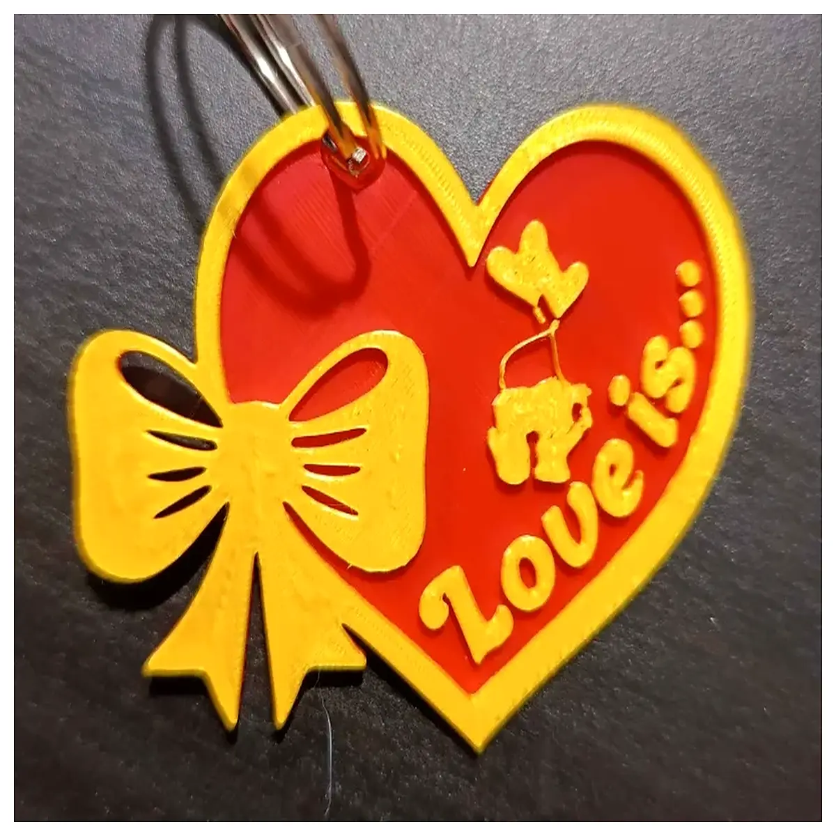 Valentine s Day Keychain Charm Gift Anniversary Present Romantic Decoration Love Keychain Accessory