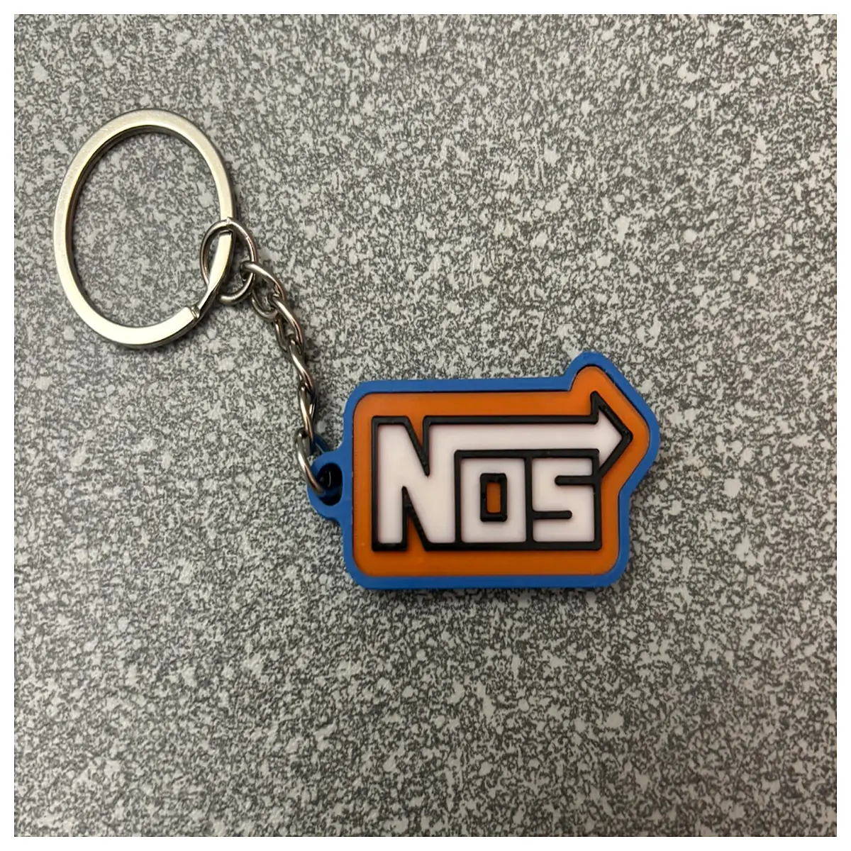 Fast Furious NOS Nitrous Oxide Accelerator Keychain Car Accessory Anime Collectible Keyring