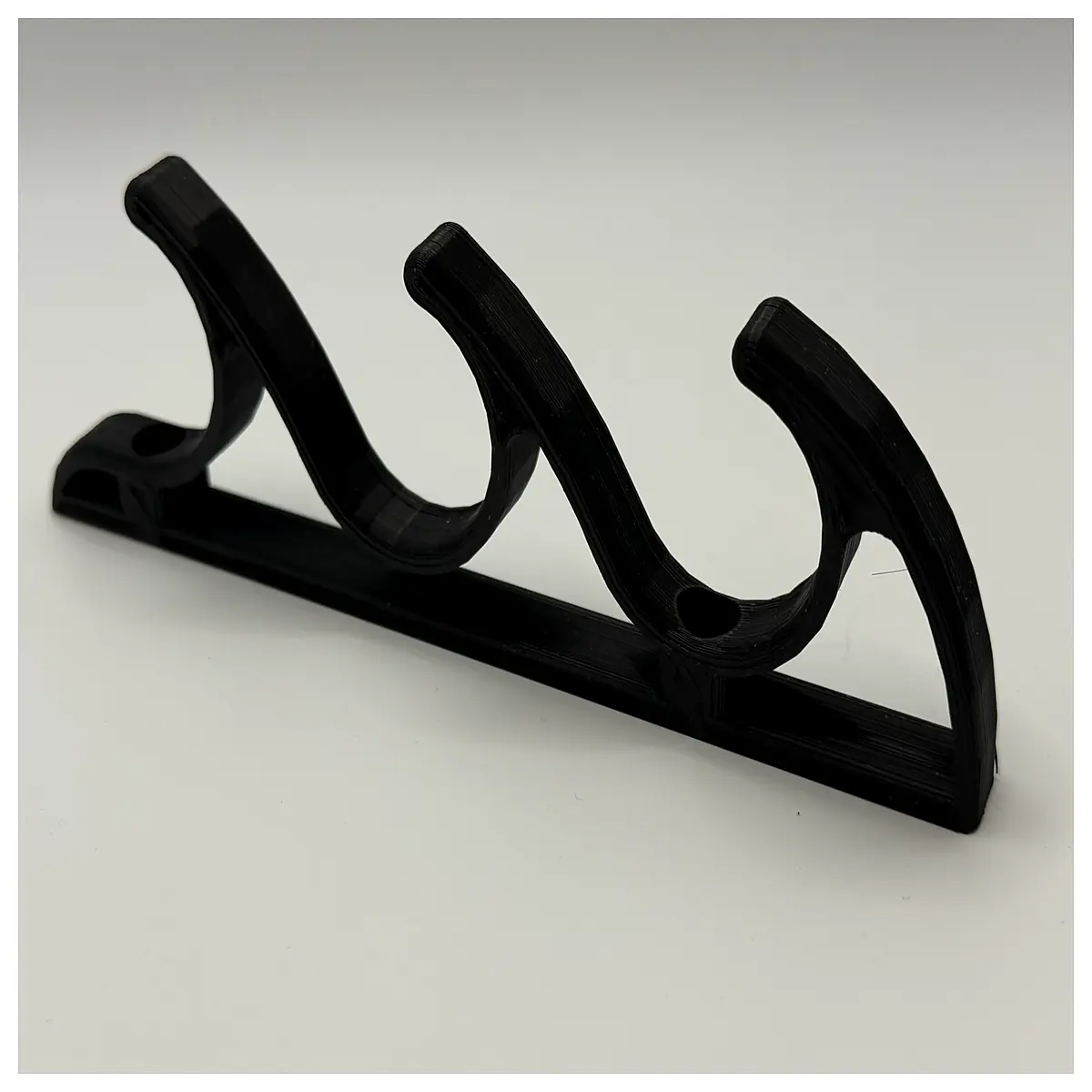 Wall Mount Fishing Rod Holder 3 Rod Capacity Fishing Accessory Rack Rod Support Fishing Gear Storage