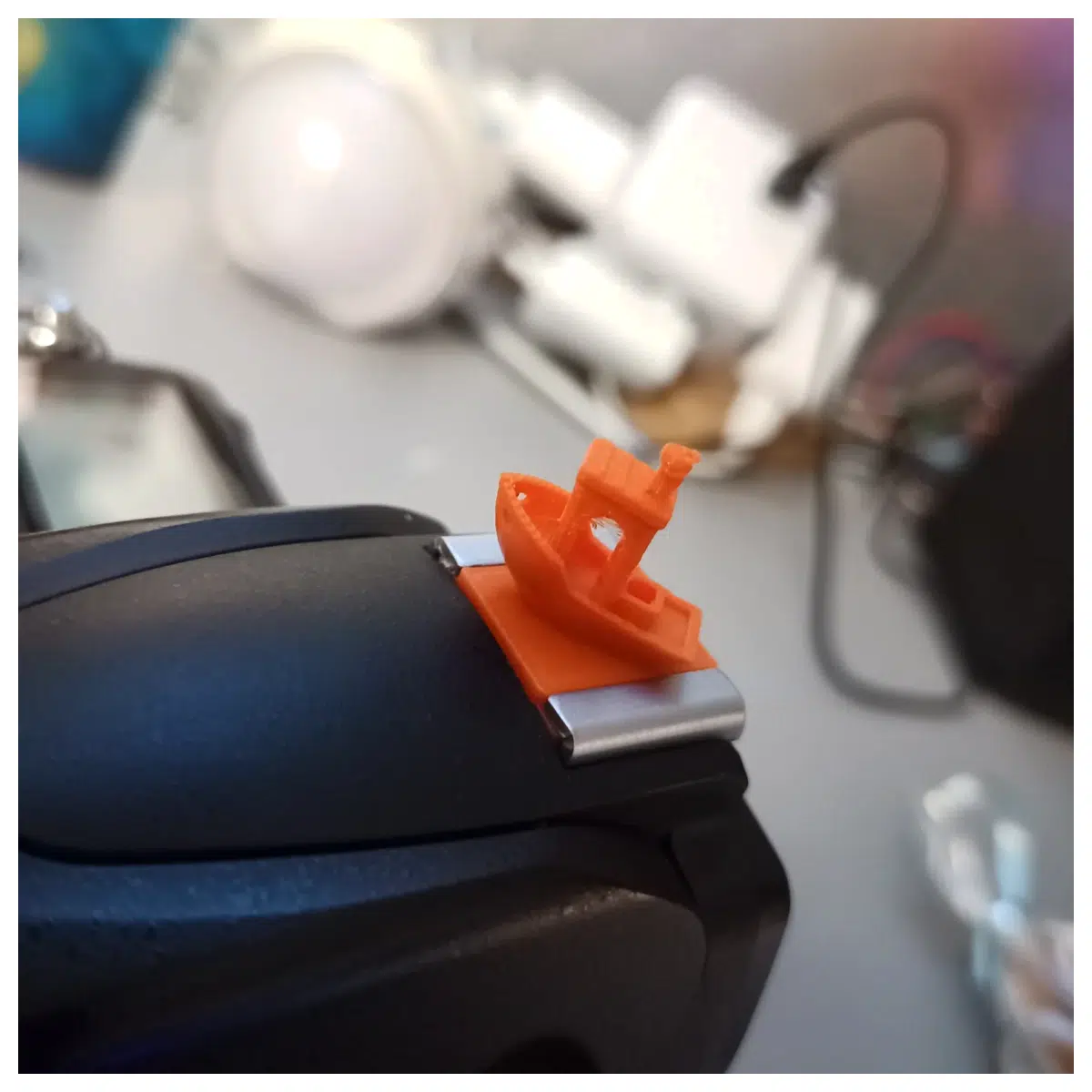 camera hot shoe cover with benchy print design protective cap for dslr mirrorless lens accessory