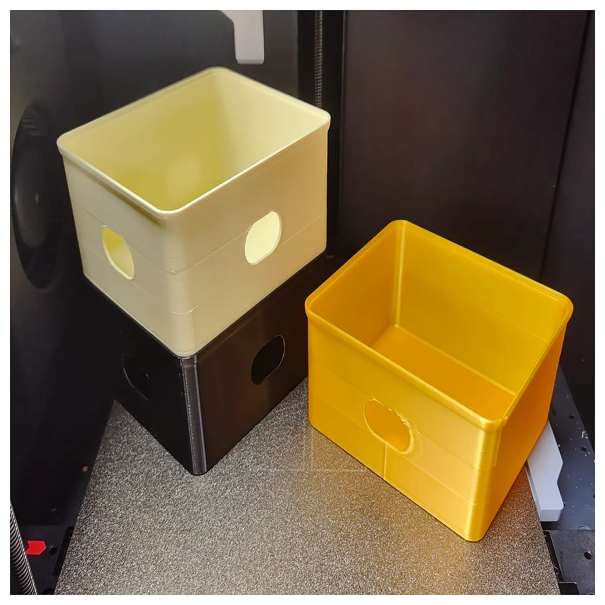 stackable storage bins with lids plastic organizer boxes for closet pantry shelf space saving containers