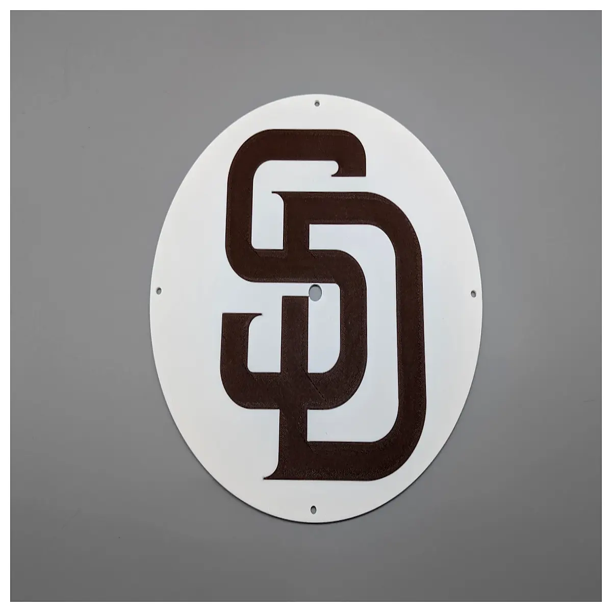san diego padres wall clock baseball decor home game room