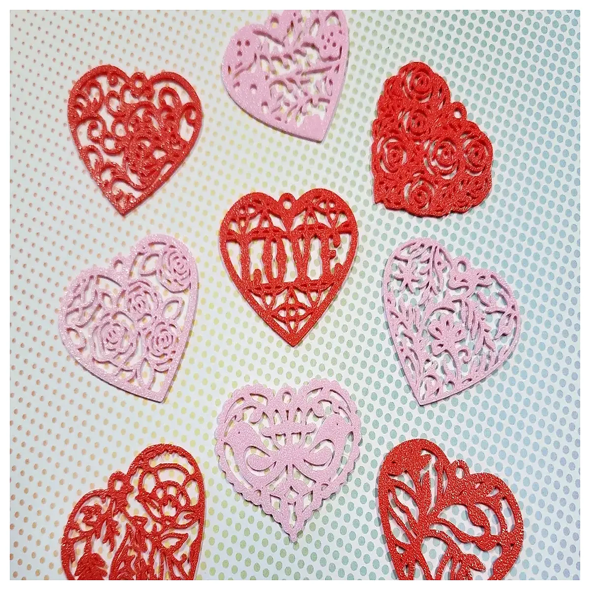 Valentine s Lace Trim Earring Printer Accessories Print Earrings DIY Earring Making Earring Molds
