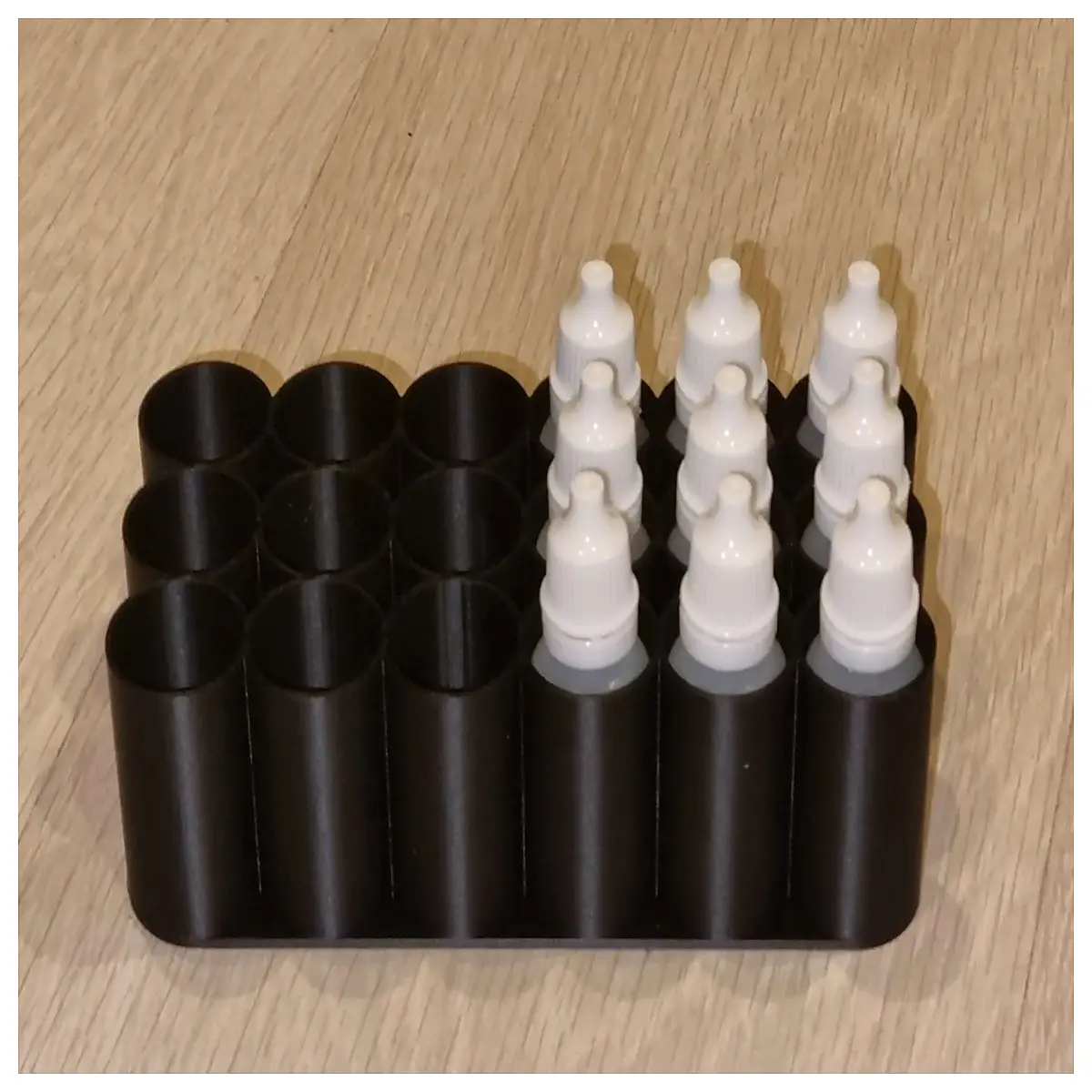 Small Bottle Organizer 15ml Storage Box Desktop Organizer Multi Purpose Mini Box Storage Solution