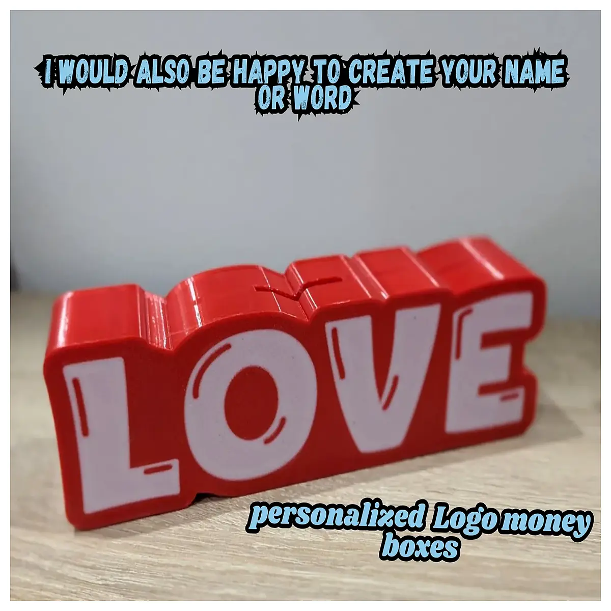 custom name piggy bank for kids personalized with love daughter son birthday graduation money box