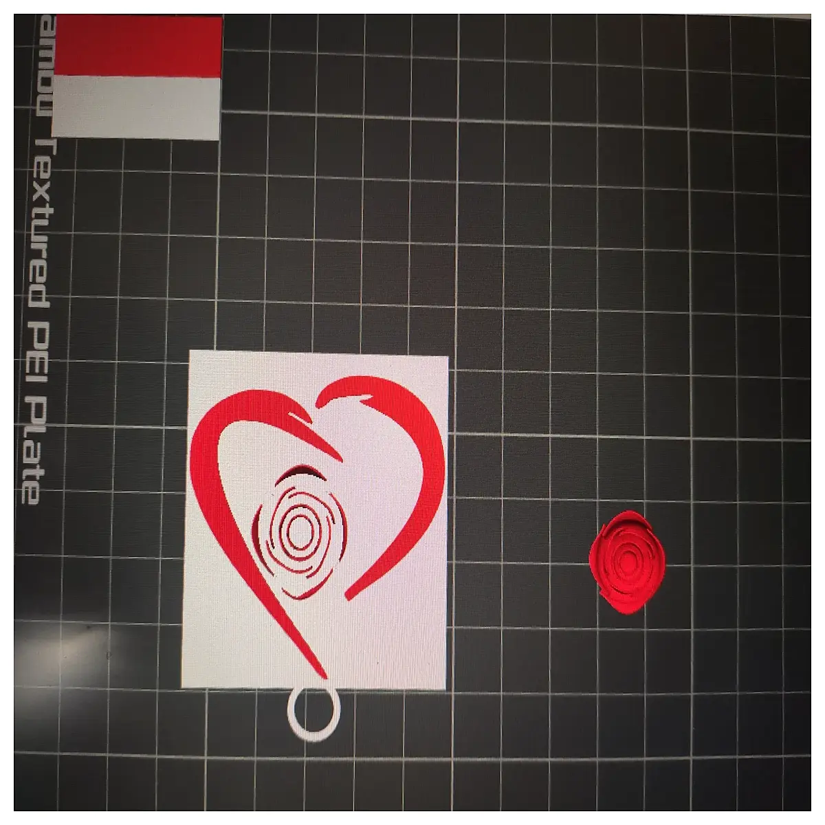 Valentine s Day Gift Rose Keychain Test Results Romantic Keepsake Lover Surprise Couple Gift Anniversary Decoration