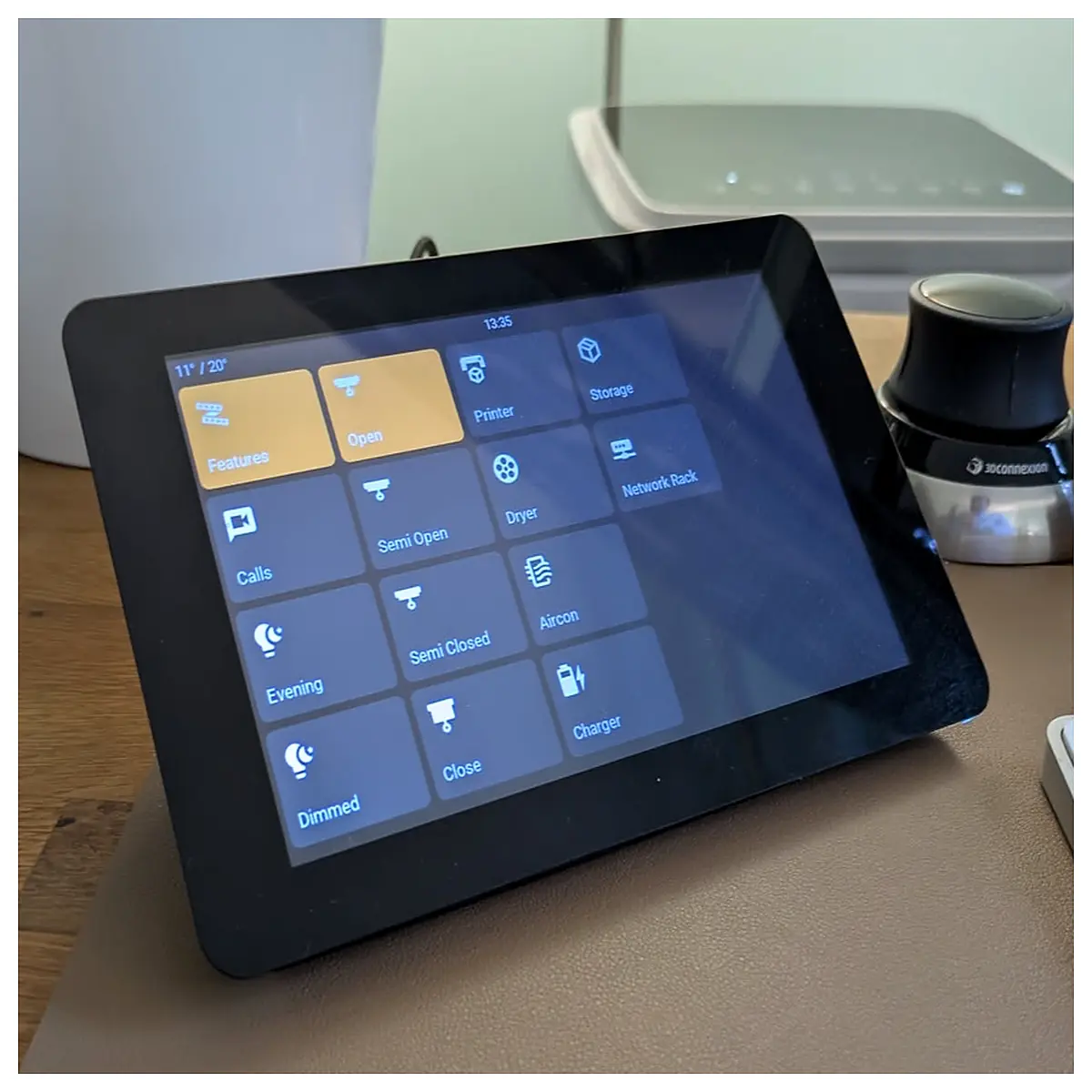 7 Inch Waveshare Touch Screen Desk Stand Screen Stand Tablet Holder Computer Monitor Stand Desktop Mount