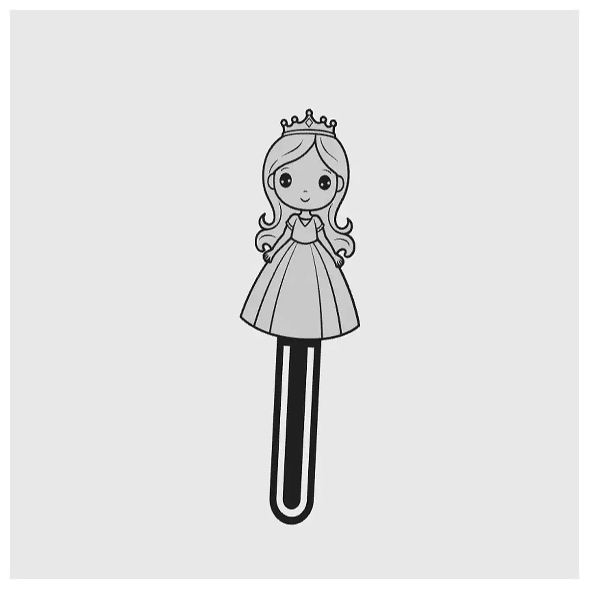 cute kawaii bookmark princess aesthetic stationery for girls school supplies reading gift