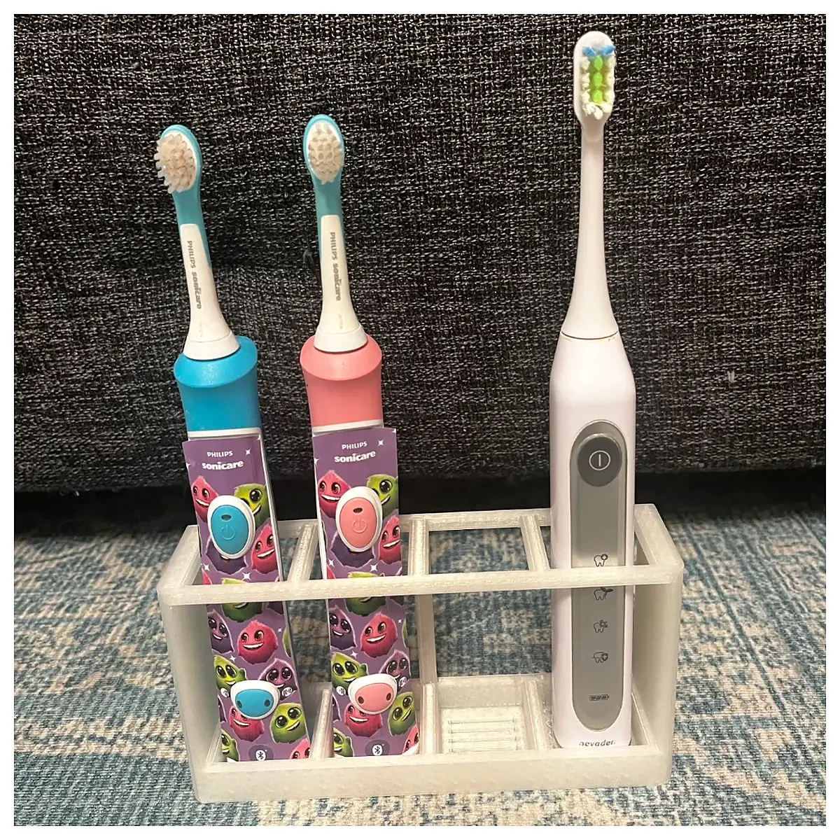 Toothbrush Holder Organizer Bathroom Shelf Toothbrush Box Stand Multi Function Toothbrush Storage Rack