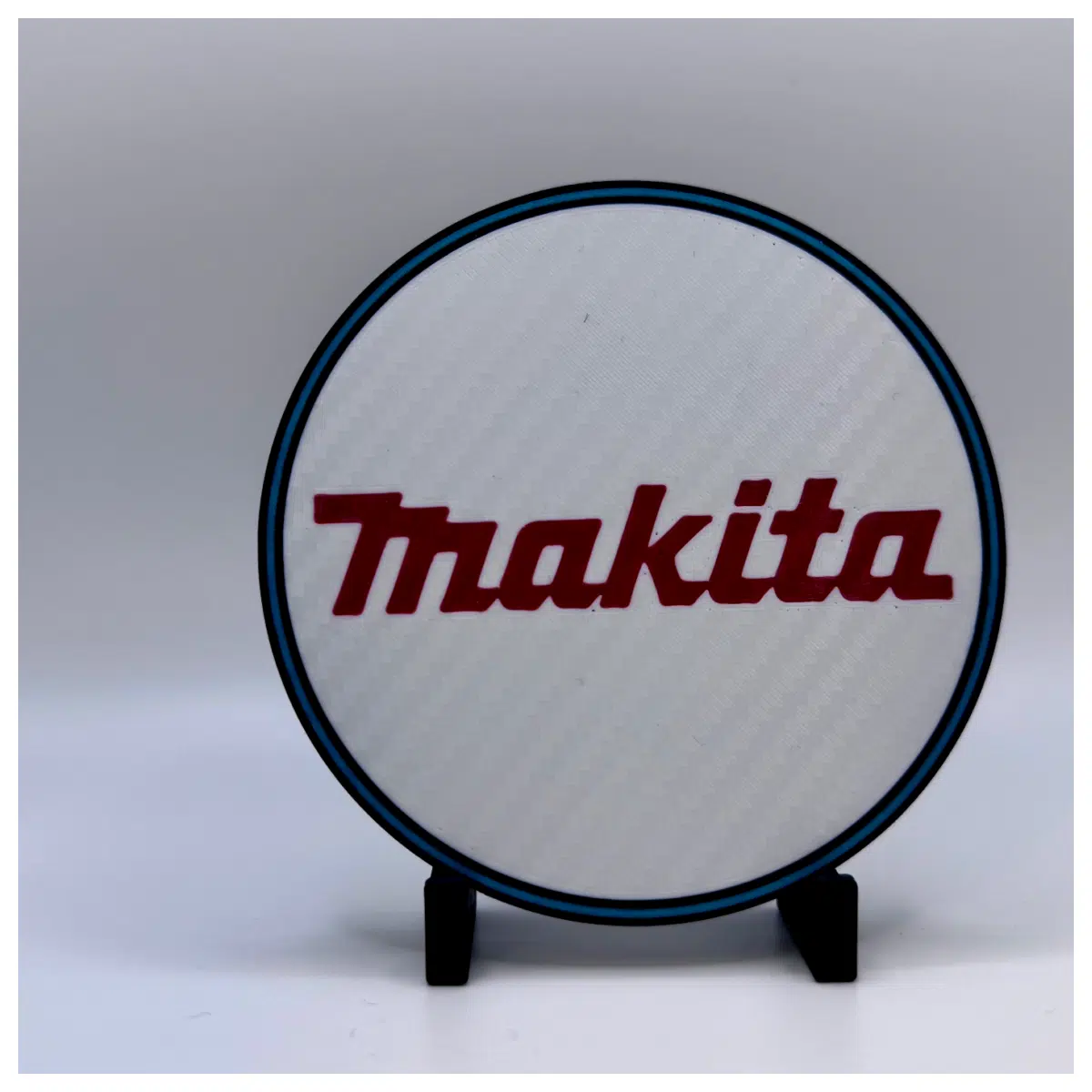 makita branded drink coaster set protective table mat for beverages non slip cup holder pad durable accessory for workbench and home desk organization