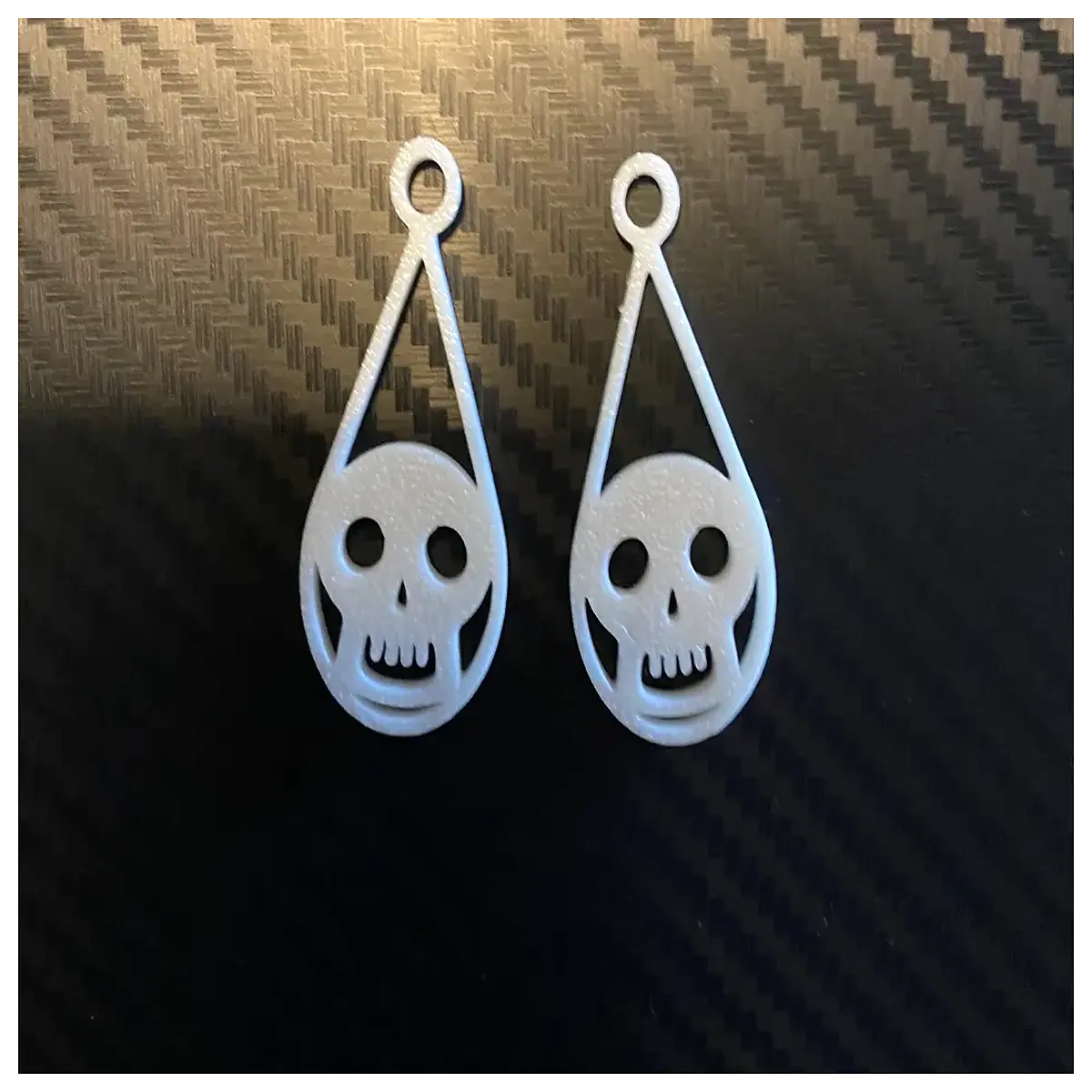 Cute Skull Earrings Decoration Black White Gothic Style Festival Gift Girls Accessories Trendy Earrings