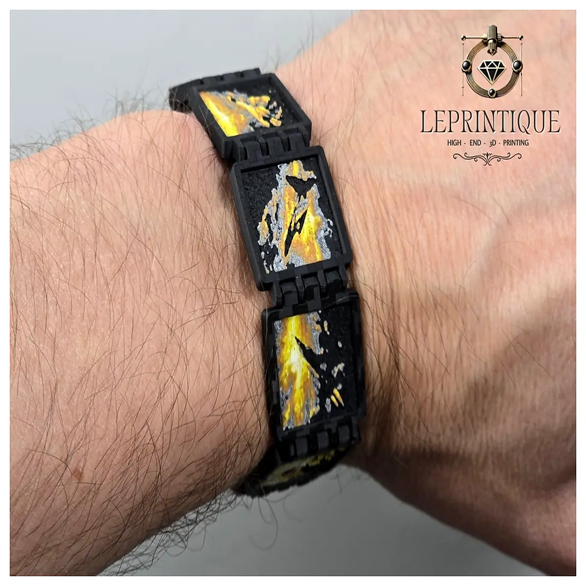 men s stainless steel fighter bracelet military style rugged watch band