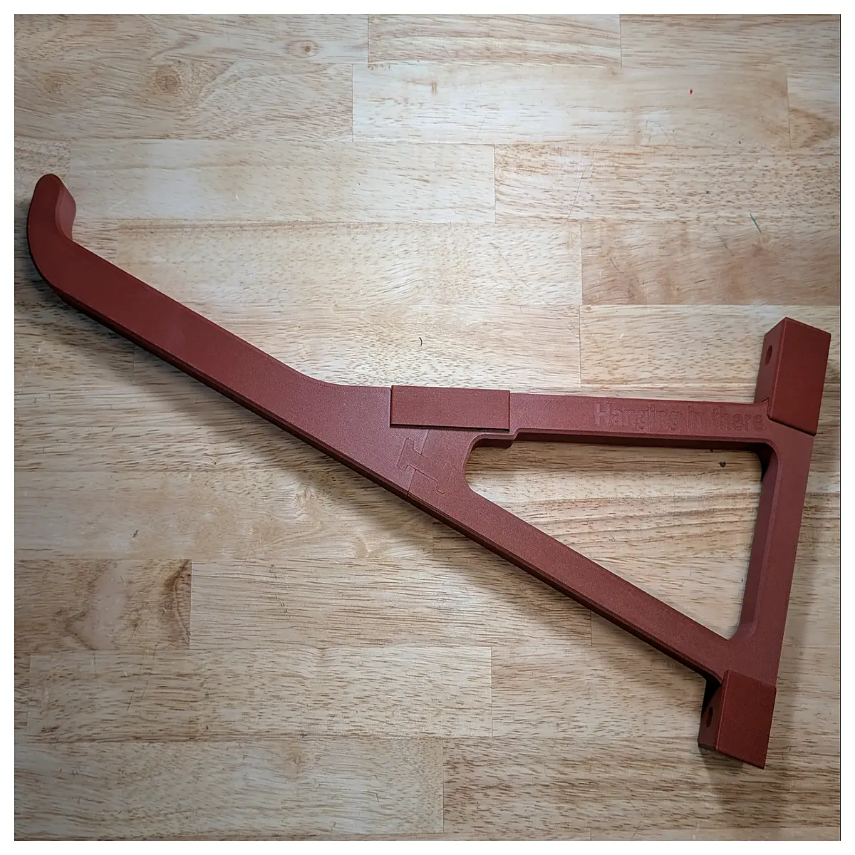 duty wall mount holder rack for indoor outdoor storage 54 inch long steel bracket