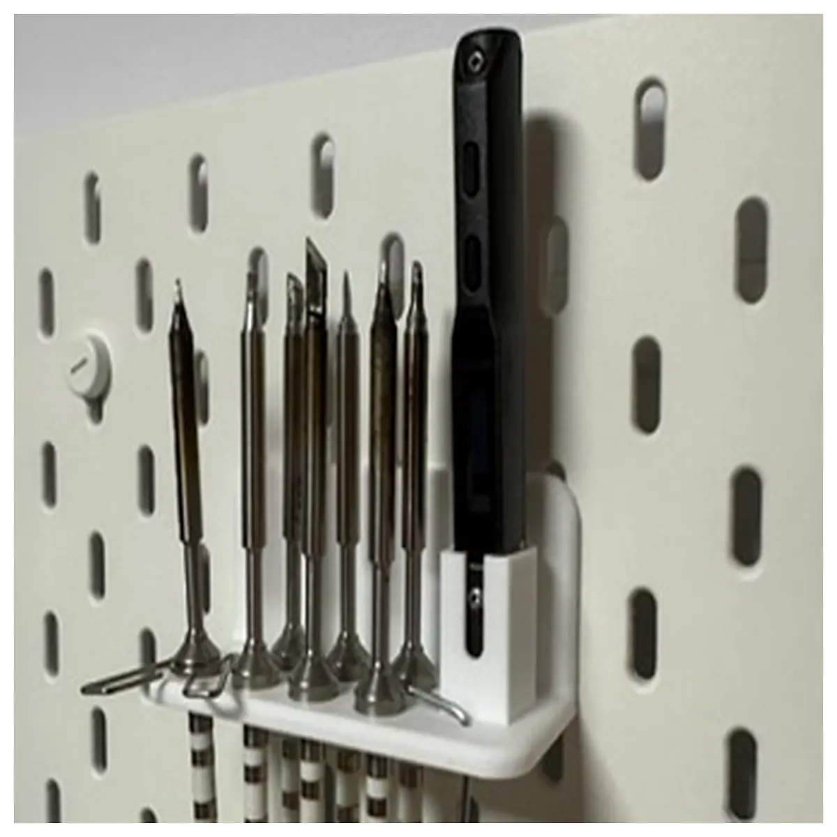 skadis pegboard hooks organizer accessories for ts100 soldering iron wall mount storage