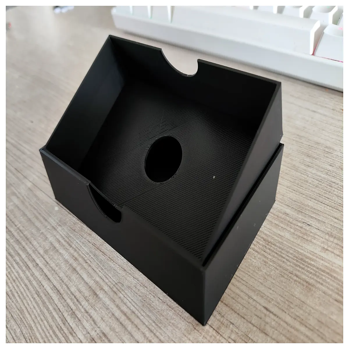 Flip Top Card Holder Box Simple Design File Organizer Business Cards Document Accessories Compact Case