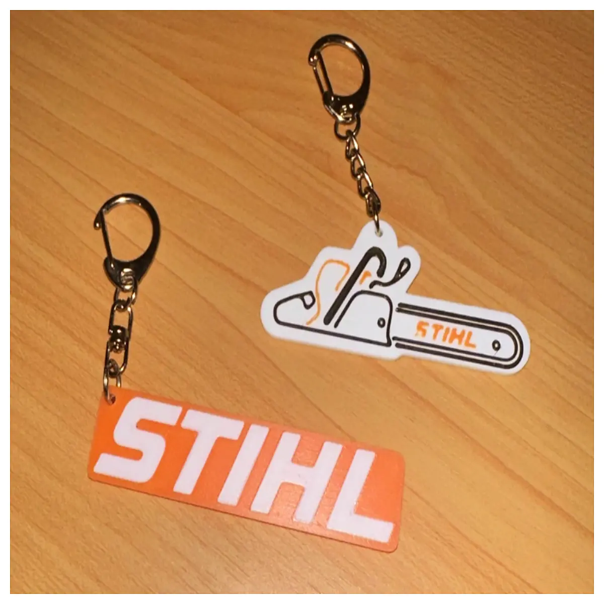 keychain metal arborist chainsaw operator duty outdoor tool accessory