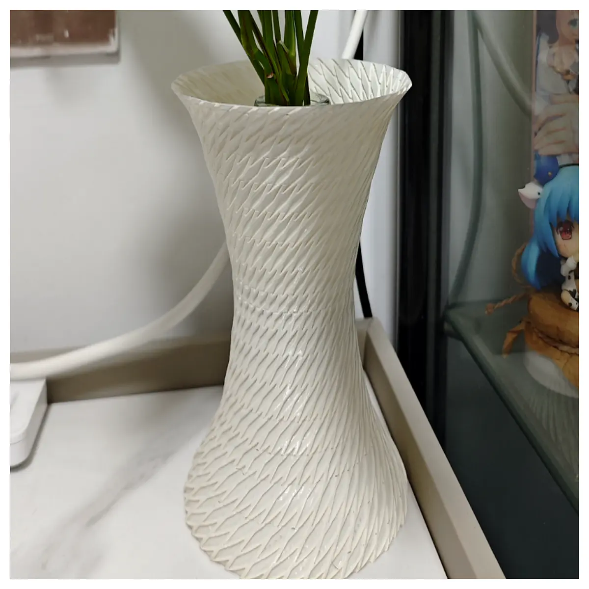curvy waist vase modern minimalist ceramic home decor table centerpiece for fresh flowers living room