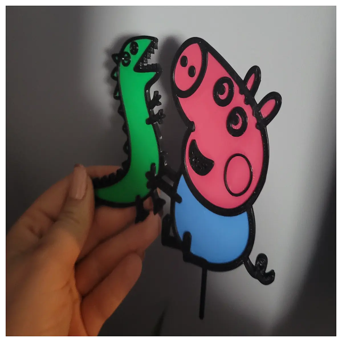 George Peppercorn Pig Cake Decorations Cute Cartoon Birthday Cake Topper Party Supplies Cake Accessories Festive Gift