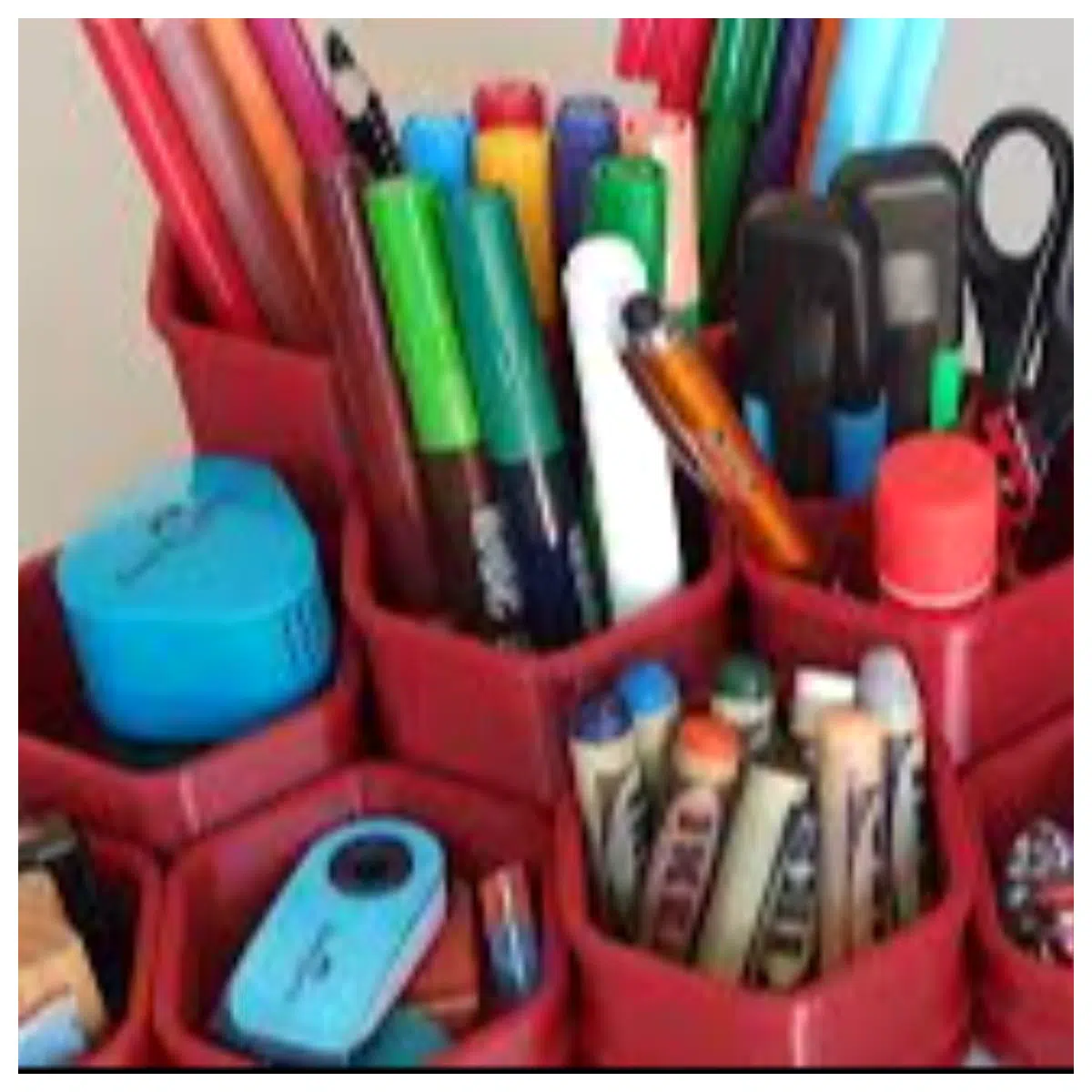 desk organizer with compartments for office supplies stationery storage box desktop caddy for pens and accessories