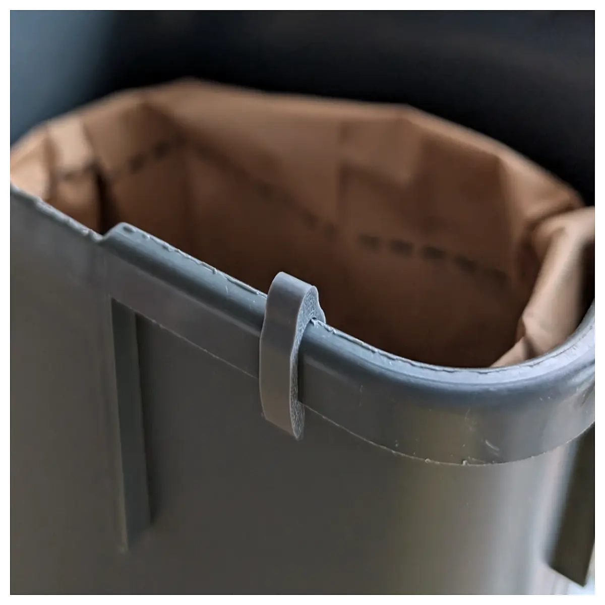 Food Waste Bin Lid Gasket Nordic Anti Slip Mat Kitchen Bin Cover Protector Seal Pad Leak Proof Grip