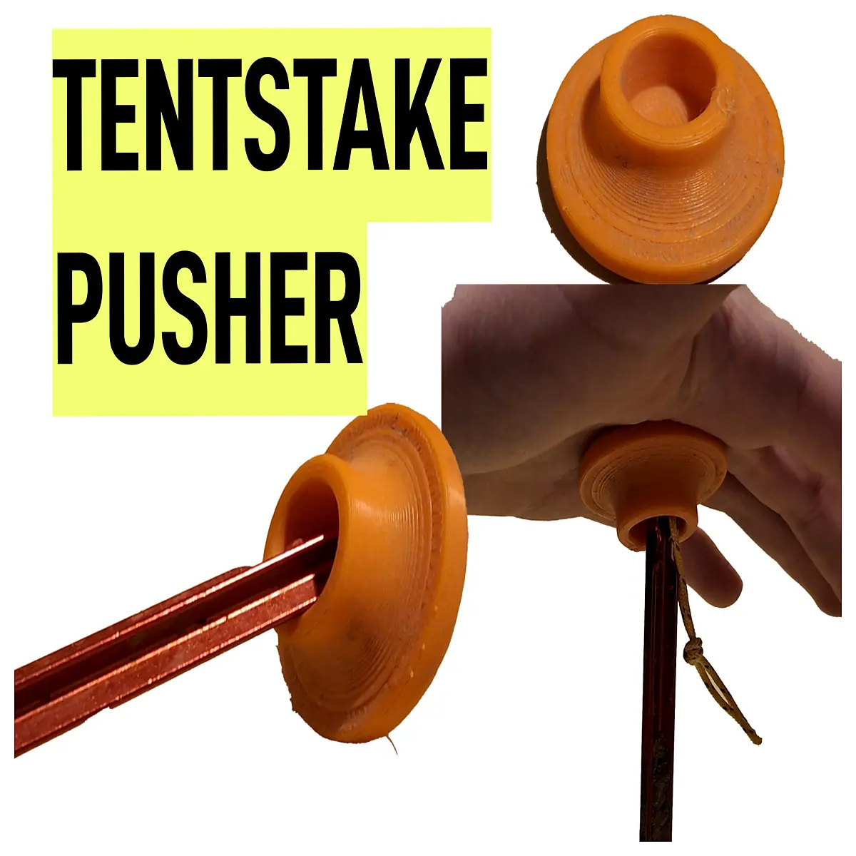 Tent Stake Holder Fast Insertion Tool for Camping Outdoor Setup Stake Fixer Tent Accessories