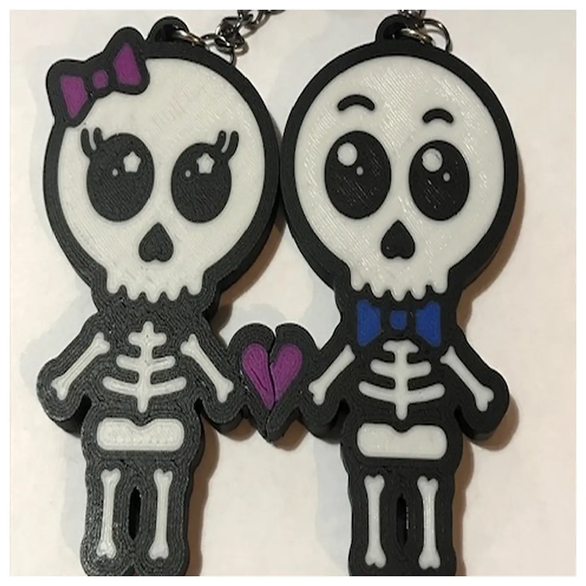 gothic skull keychain metal biker keyring punk rock accessory for men motorcycle bag charm