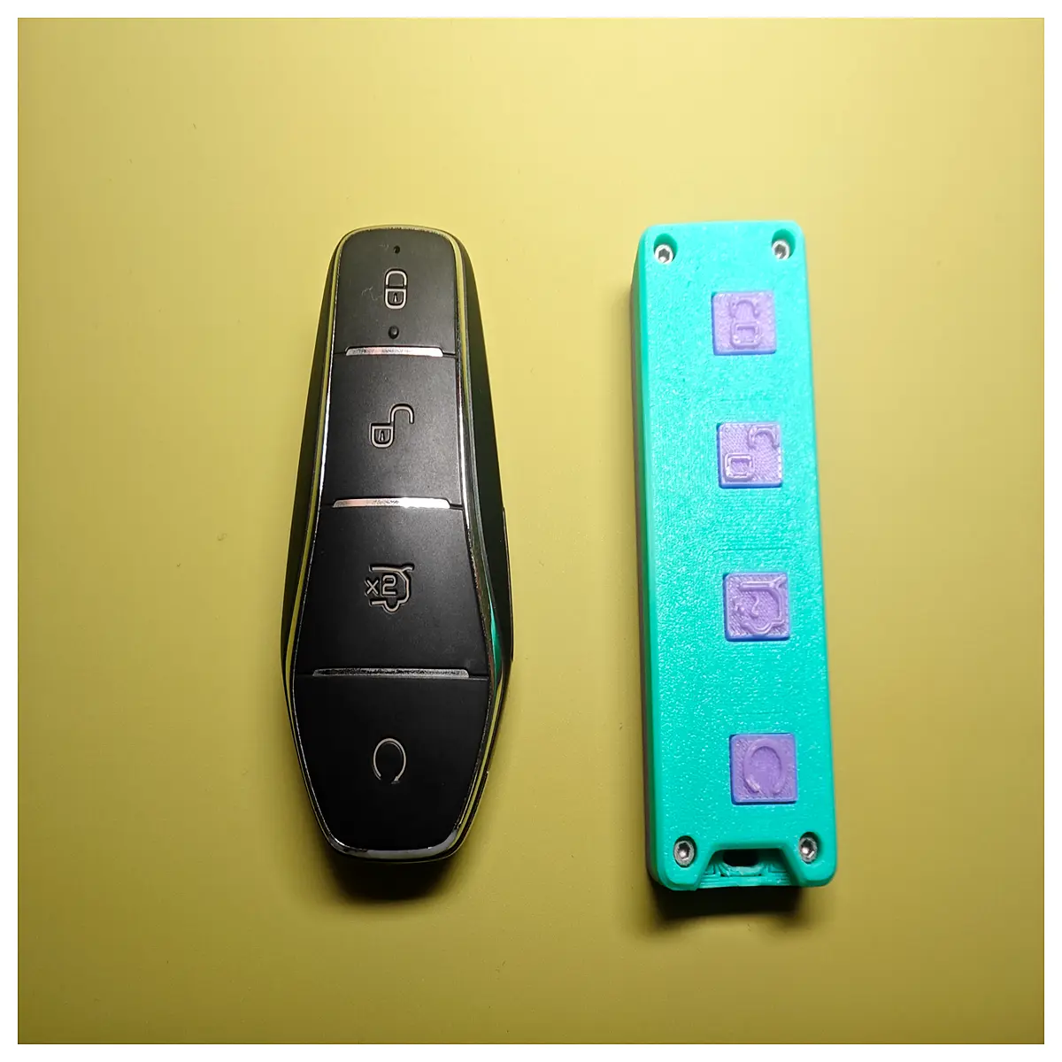 BYD Four Button Key Shell Car Accessories Smart Key Case Protective Cover Auto Parts Key Fob Vehicle Accessories