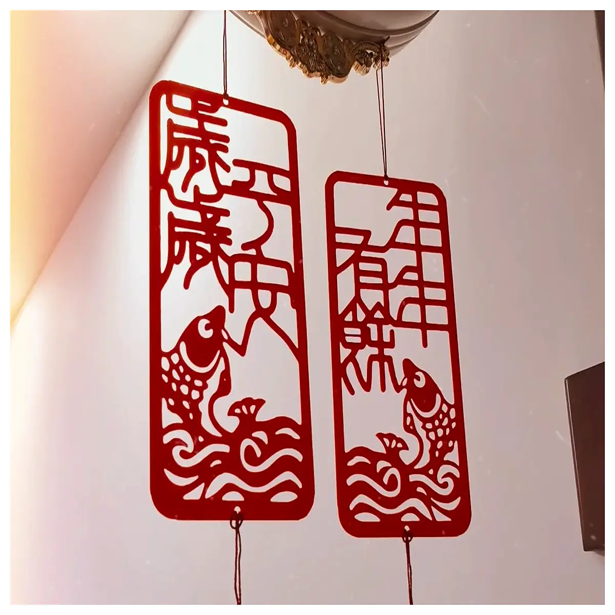 New Year Decorations Enhance Festive Mood Red Lanterns New Year Accessories Festive Hanging Decorations Decorative Components