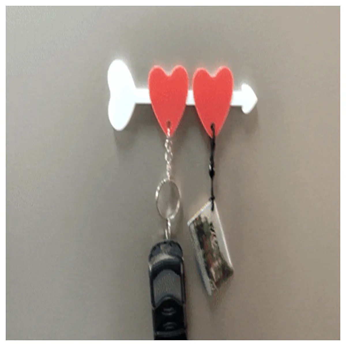 cute arrow keychain couple gift key holder organizer keyring for keys and bags