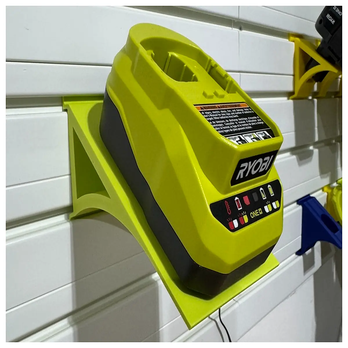 Ryobi Battery Charger Shelf Mount Holder Charger Accessories Charging Station Battery Assembly Tools