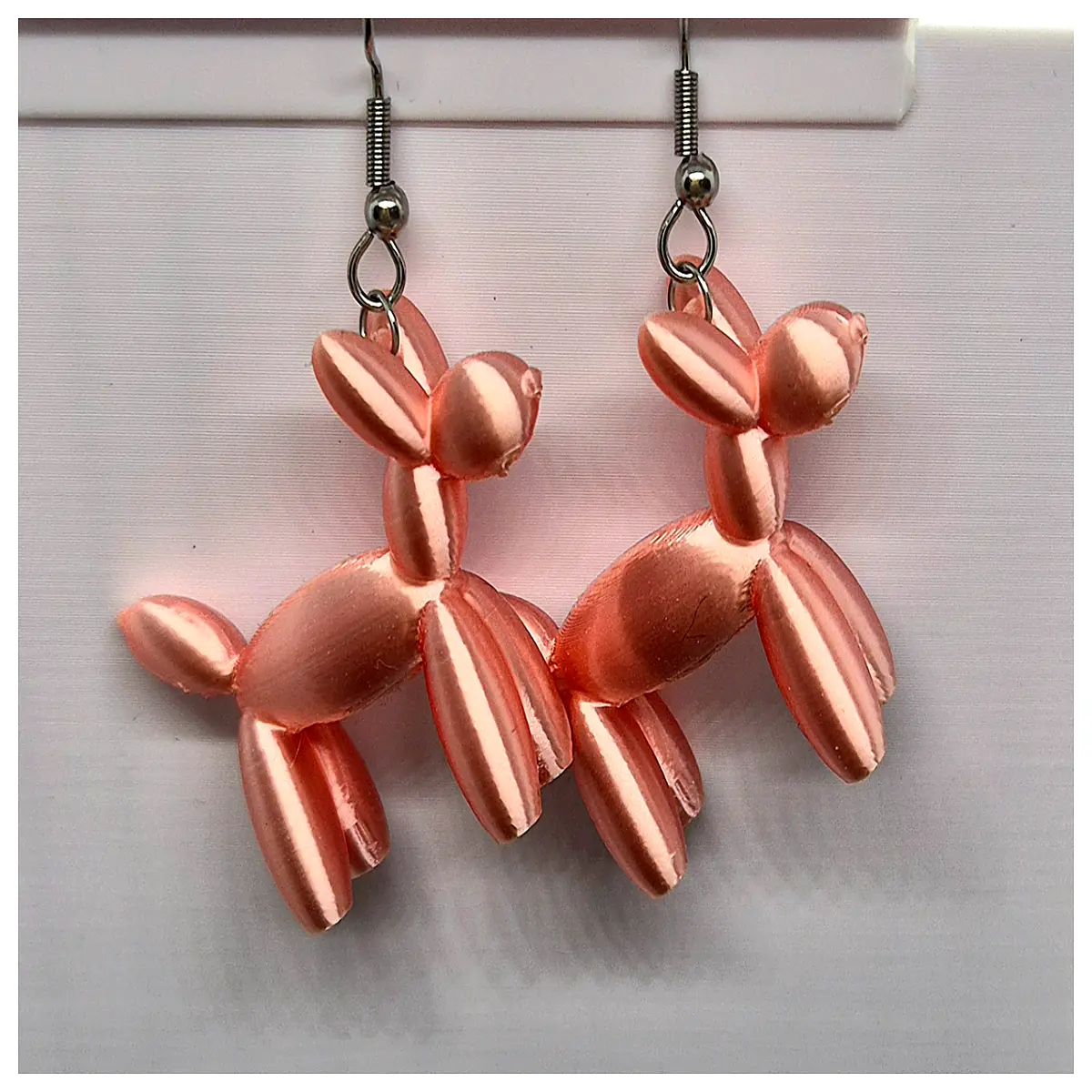 Balloon Dog Earrings Keychain Phone Charm Pet Decoration Balloon Accessories Fun Gift