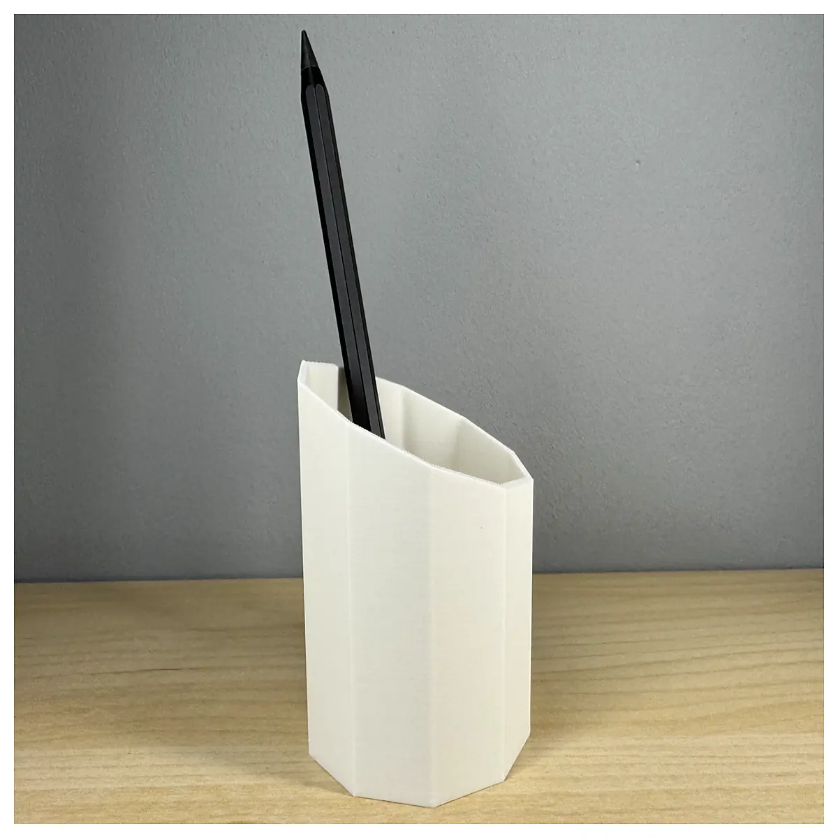 Pentagonal Pencil Case Geometric Shape Student Stationery Pen Holder Multi sided Pencil Case Creative Design For Primary Secondary Schools