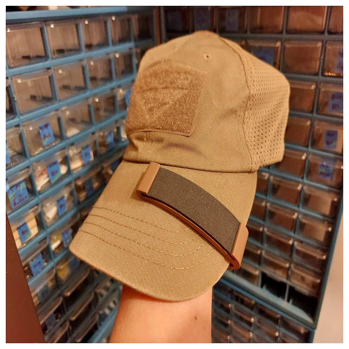 anti fly hat clip for baseball cap mosquito protection shield